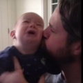 How dad calms his blind and deaf baby