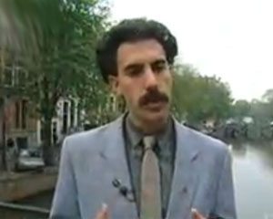 Thumb for Borat visits Amsterdam