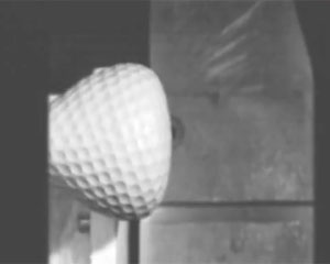 Golf Ball Hitting Steel