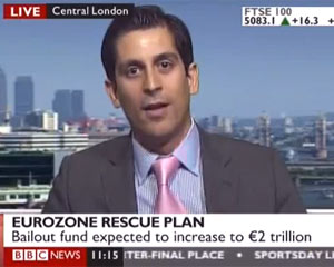 Trader on the BBC says Eurozone Market will crash