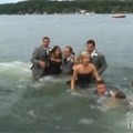 Wedding Party Ends Up in the Lake 
