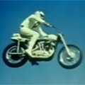 Evel Knievel 19-car motorcycle jump