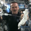Thumb for Wet Washcloth In Space