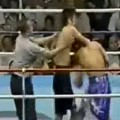Knocked out referee
