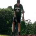 Unicycle Stunt Fail