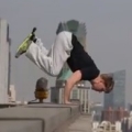 Handstand on the edge