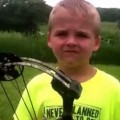 Little Kid Makes Impressive Archery Shot