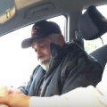 Homeless veteran in tears