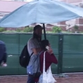 Thumb for Making Strangers' Day with a Giant Umbrella