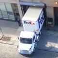 Thumb for Fedex truck amazing reverse parking