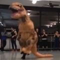 T-Rex does A Chorus Line