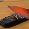 Red Hot Knife VS Nokia Phone