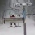 Scary Ride On Ukrainian Ski Lift