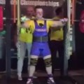 Weightlifter's Knees Give Out During Squat