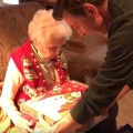 Grandma gets a nice little present