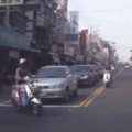 Two Scooters Have A Big Time Crash