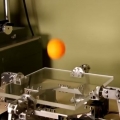 Robot bouncing and balancing ping pong balls with excellent control