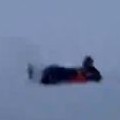 Sledder Joins The Party With A Bang