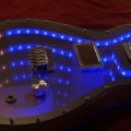 Guy builds unbelievable infinity mirror guitar