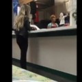  Hot Blonde Woman Has A Meltdown In Kebab Shop