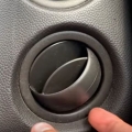 Car air vent goes into super spin mode