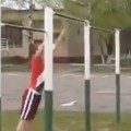  Backyard Gymnast Gets A Lesson In Pain