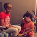 Two-year-old drumming sensation