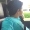 Kid Throws Crazy Temper Tantrum In Family Car