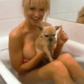 Blonde in a Tub
