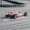 Formula Race Car on Ice and Snow 